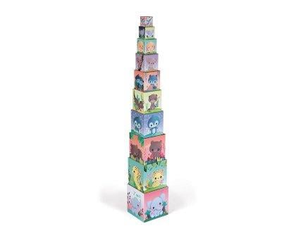 Pyramide Carr Empilable Animaux