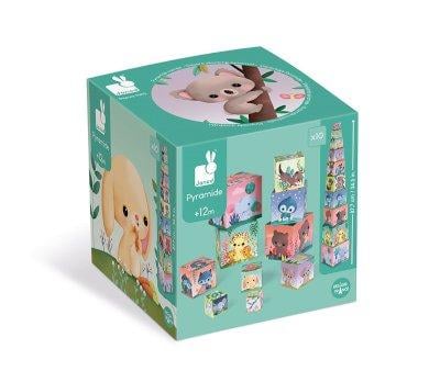 Pyramide Carr Empilable Animaux