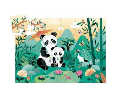 Puzzle Silhouette Leo le Panda