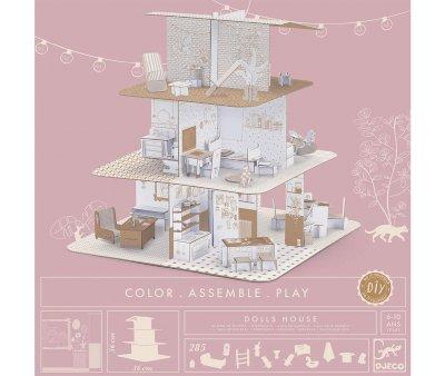 DIY Colora e Costruisci La Casa delle Bambole
