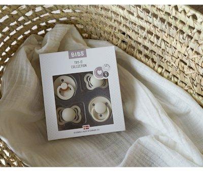 Pack Chupetes BIB Try-It Ivory