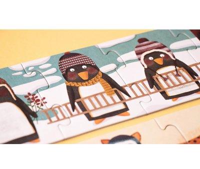 Puzzle 10 pingouins