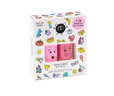 Smalto Unghie Pack da 2 POP +Stickers