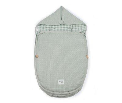 Saco Portabeb 2 en 1 I Love Vichy Verde