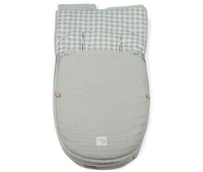 Saco Portabeb 2 en 1 I Love Vichy Verde