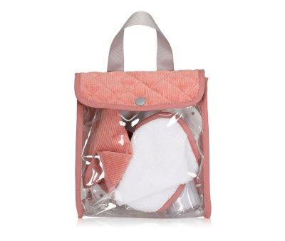 Set Pappa per Bambole Velluto Rosa