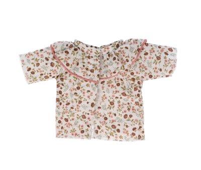 Camisa Cutie con Volante para Mueco Floral Leoni