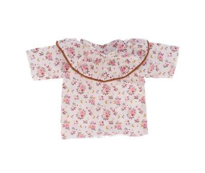 Camisa fofa com babado Boneca floral Fledi