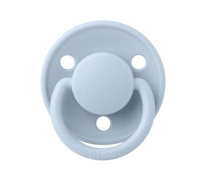 2 Chupetes BIBS De Lux Iron/Baby Blue Silicona