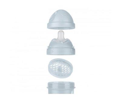 Biberon Anticolica Herobility 140ml Grigio