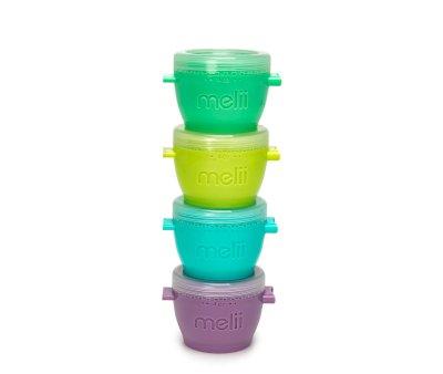 Conjunto de 4 recipientes para alimentos de 118 ml