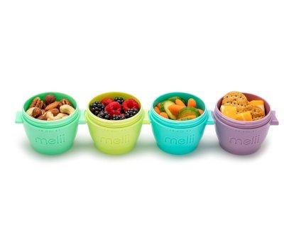 Conjunto de 4 recipientes para alimentos de 118 ml
