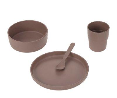 Stoviglie 4 Pezzi Eco Cioccolato