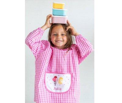 Bata Personalizada Rosa Sugary com Bolso Central