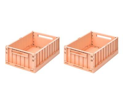 2 Caixas Organizadora Pequenas Weston Tuscany Rose