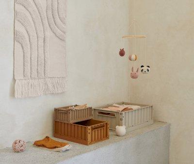 2 Caixas Organizadora Pequenas Weston Tuscany Rose