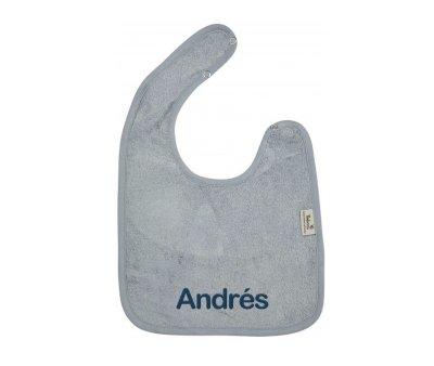 Personalizable Timboo Moon Blue Bib