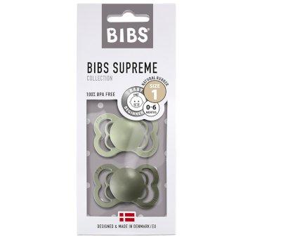 2 Chupetes BIBS Supreme Sage/Hunter Green Ltex
