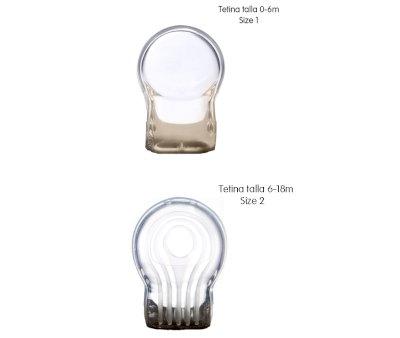 2 Chupetes BIBS Couture Peach/Woodchuck Silicona