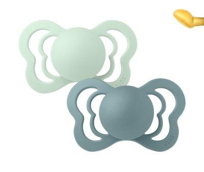 2 Chupetes BIBS Couture Nordic Mint/Island Sea Ltex