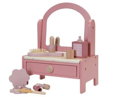 Tocador Con Set De Maquillaje Rosa Little Dutch