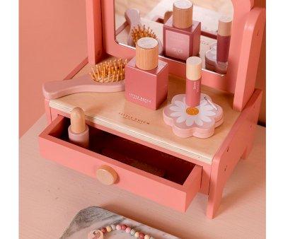 Tocador Con Set De Maquillaje Rosa Little Dutch