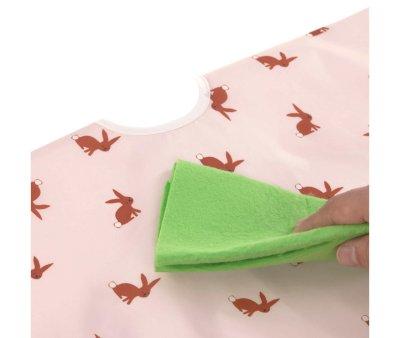 2 Little Forest Rabbit Long Sleeve Bibs