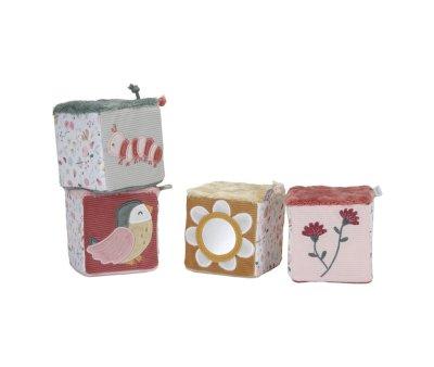 4 Cubi Morbidi Fiori e Farfalle