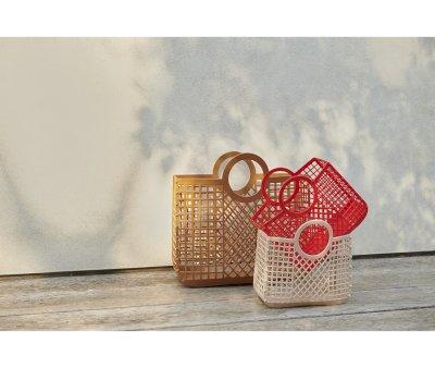 Borsa Spiaggia Samantha Basket Rose