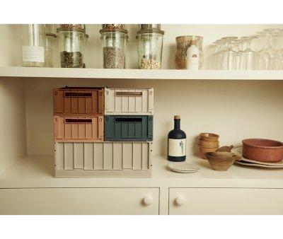 2 Small Storage Boxes Weston Whale blue