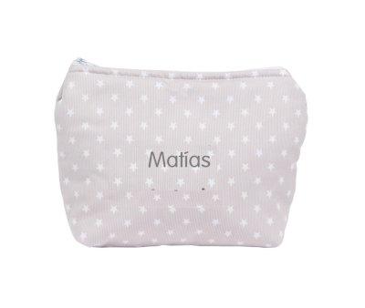 Necessaire Infantil Personalizado Classic Star Cinza
