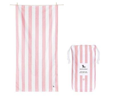 Toalha de Secagem rpida personalizvel Microfibra XL  Rosa Pastel