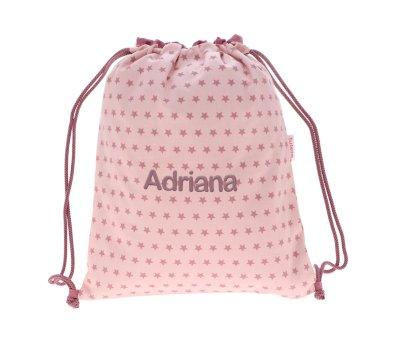 Mochila Saco Lyra Personalizada Rosa