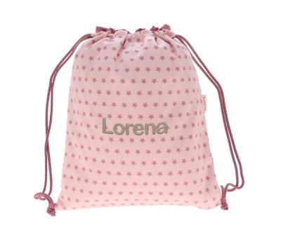 Mochila Saco Lyra Personalizada Rosa