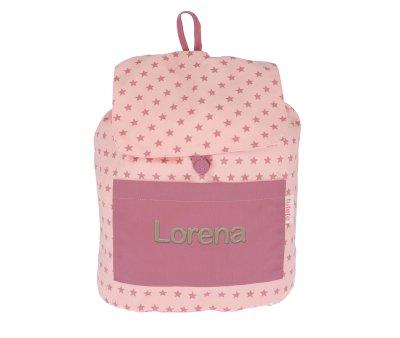 Personalised Small Pink Lyra Backpack
