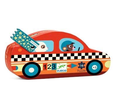 Puzzle Silhouette La voiture de course FSC