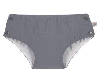 Swim Diaper Buttons Gray