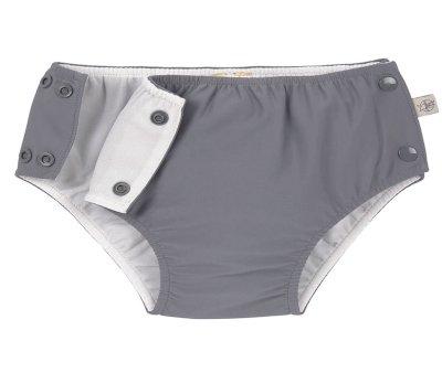 Swim Diaper Buttons Gray