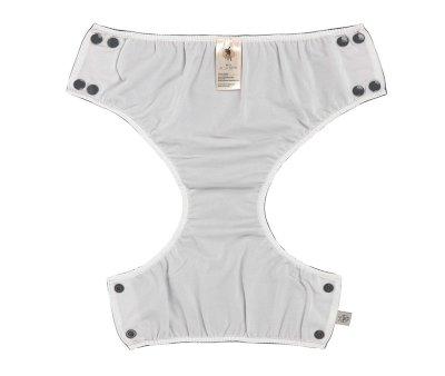 Swim Diaper Buttons Gray