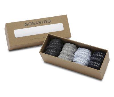 Box 4 meias Sola Antiderrapante Bamb Sky Blue