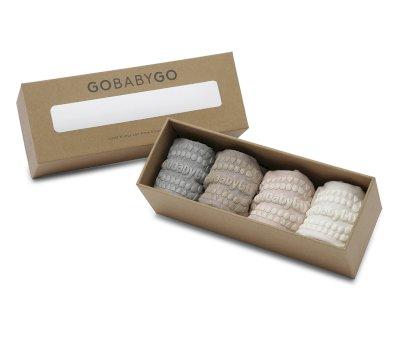 Box 4 meias Sola Antiderrapante Bamb Soft Pink
