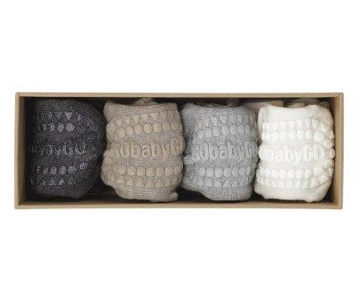 Chaussettes Combo Box Semelle antidrapante Bambou Sand