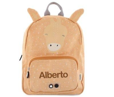 Trixie Backpack LARGE Mrs. Giraffe Personalised