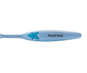 Personalised Blue Soft Kids Toothbrush