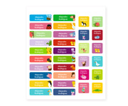 Pack Animali 38 pz. Etichette e Figure Termoadesive