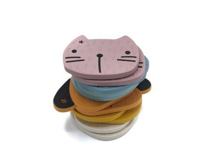 Anneau de dentition en silicone Milo The Dog Rose