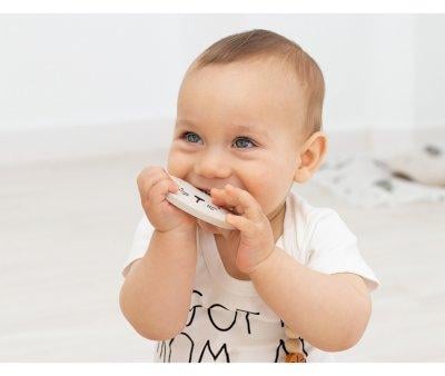 Silicone Teether Pippa The Cat Blue