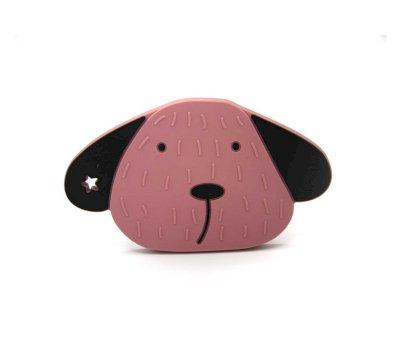Anneau de dentition en silicone Milo The Dog Rose