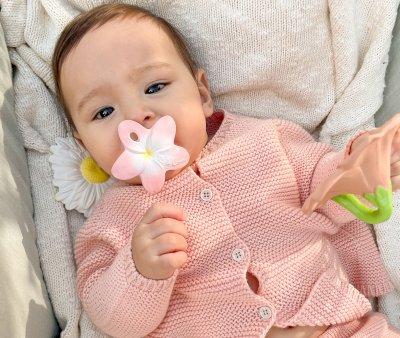 Mini anneau de dentition en latex Oli&Carol Bella The Flower