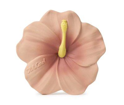 Anneau de dentition en latex Fleur Oli&Carol Iris The Ibiscus